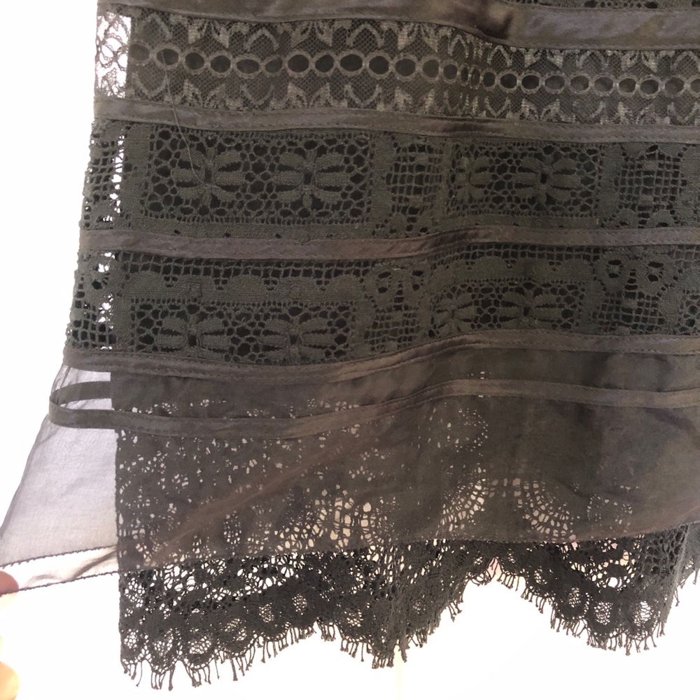 Cynthia Steffe black lace cocktail dress - Picture 4 of 8